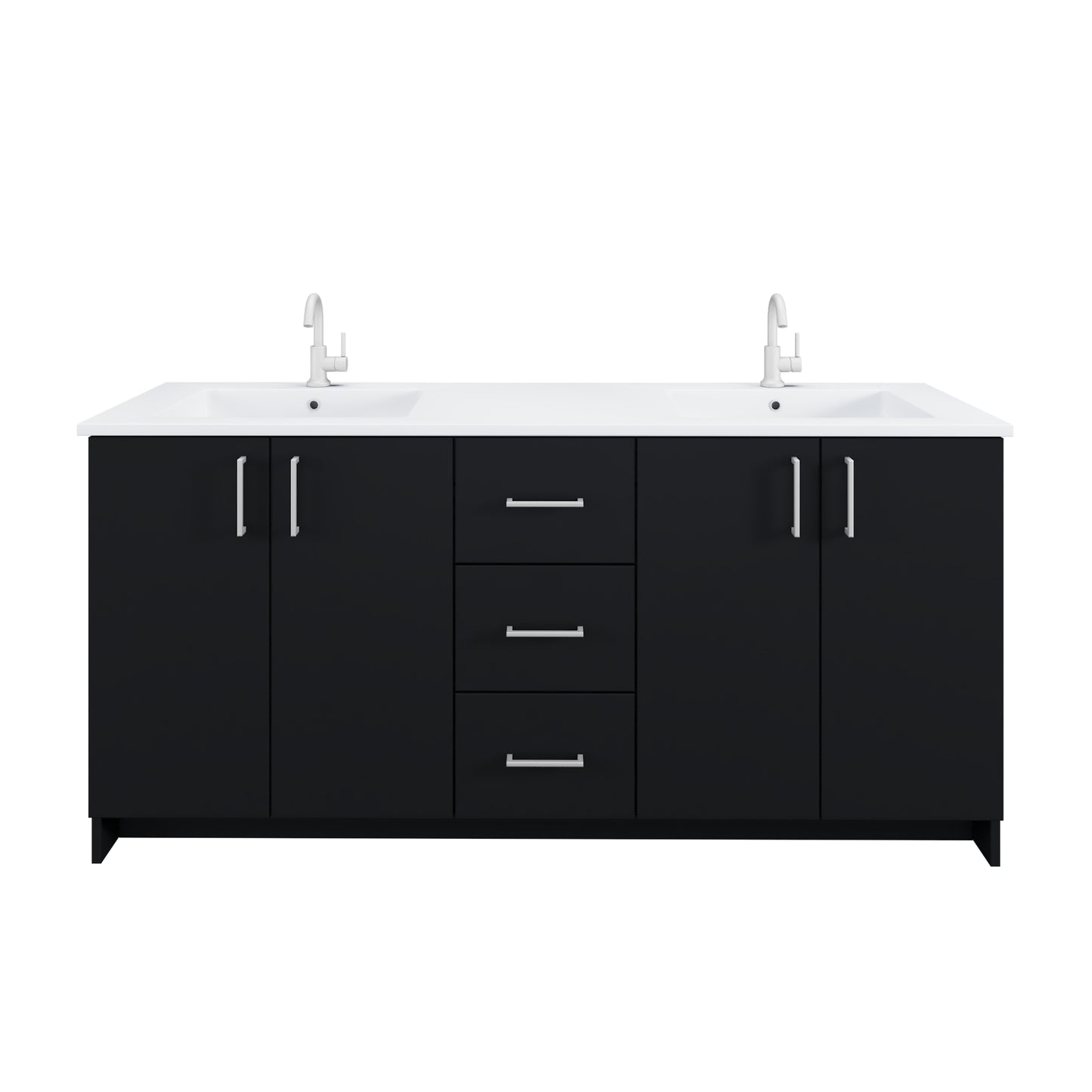 Zuma 72" Bathroom Vanity with integrated counter top
