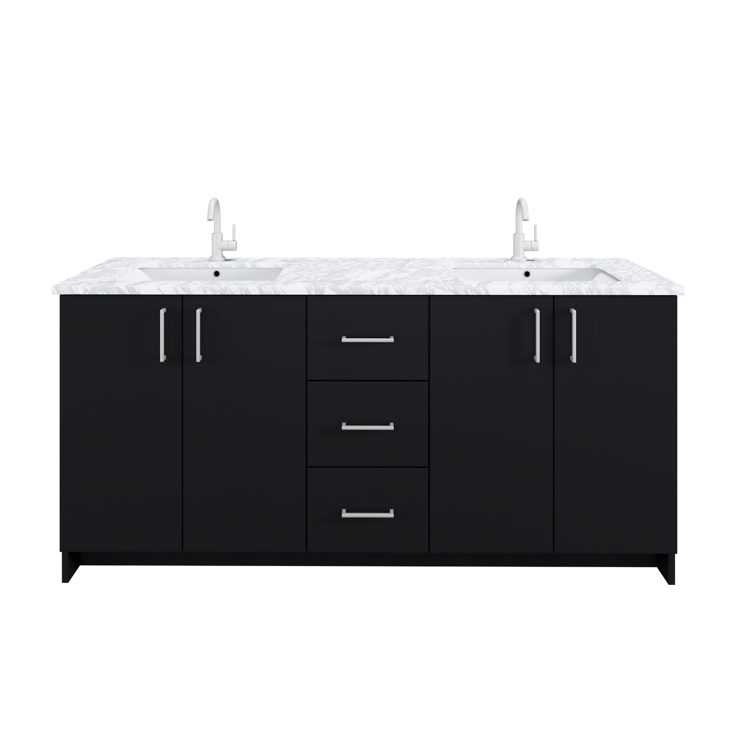 Zuma 72" Bathroom Vanity with integrated counter top