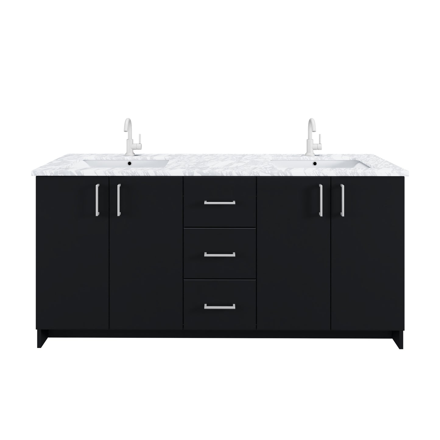 Zuma 72" Bathroom Vanity with integrated counter top