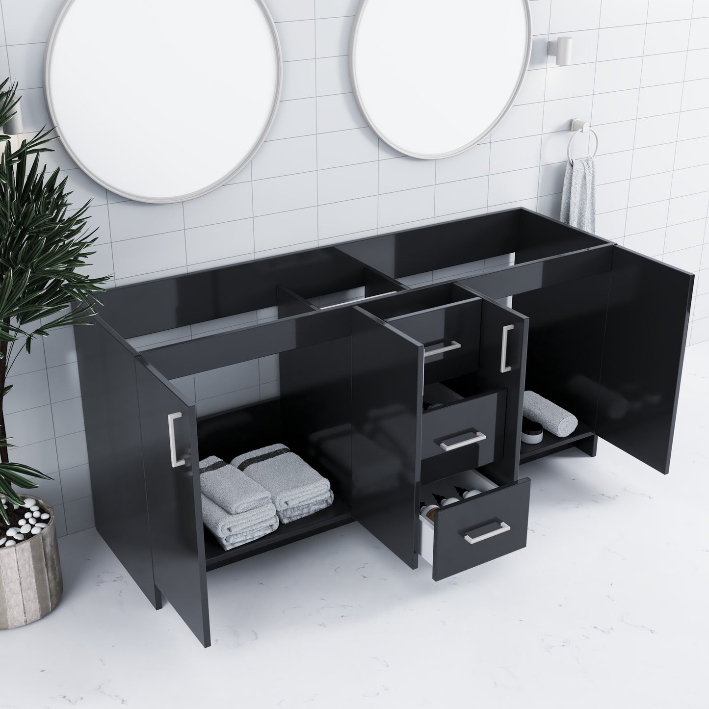 Zuma 72" Bathroom Vanity Cabinet Only