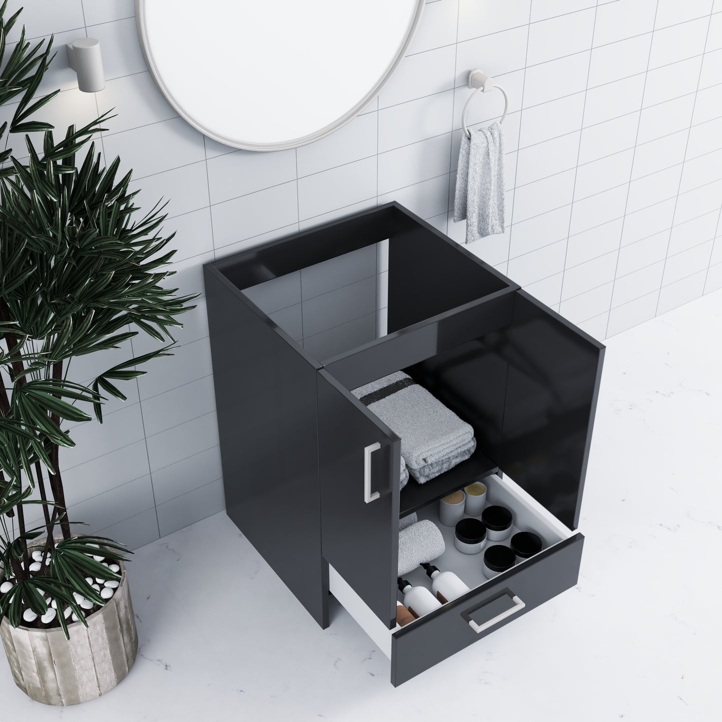 Zuma 24" Bathroom Vanity Cabinet Only