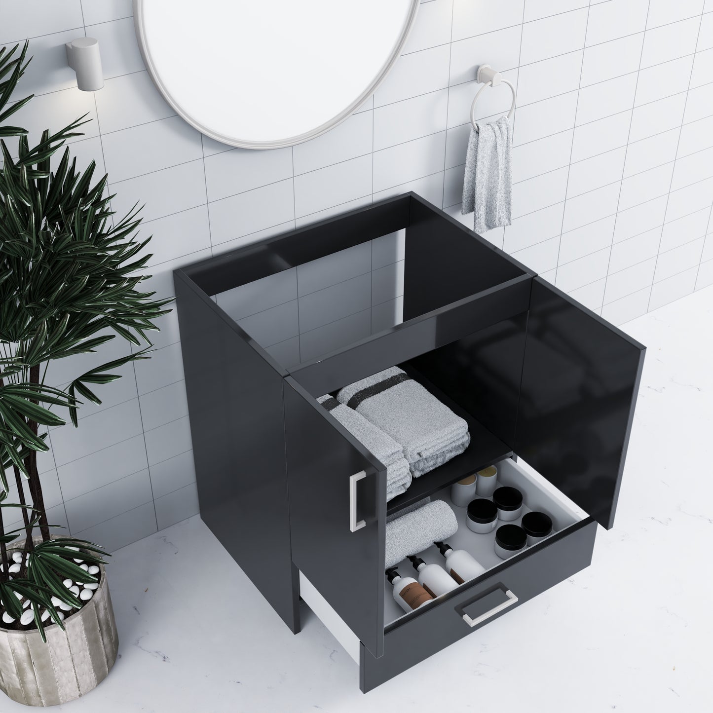 Zuma 30" Bathroom Vanity Cabinet Only