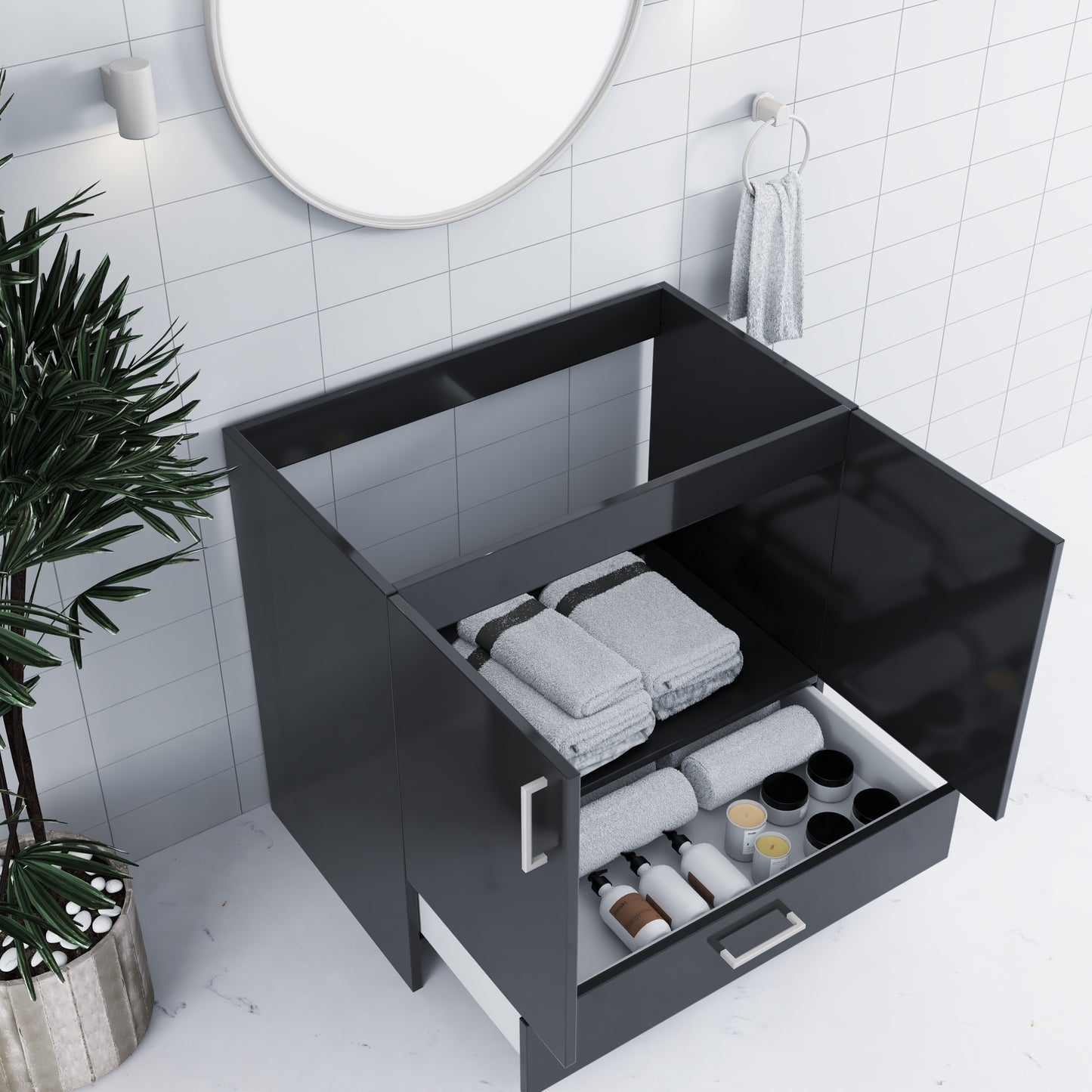 Zuma 36" Bathroom Vanity Cabinet Only